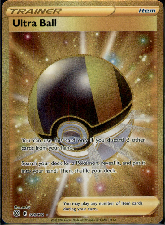 Ultra Ball (Secret) Secret Rare SWSH09: Brilliant Stars 186/172 NM