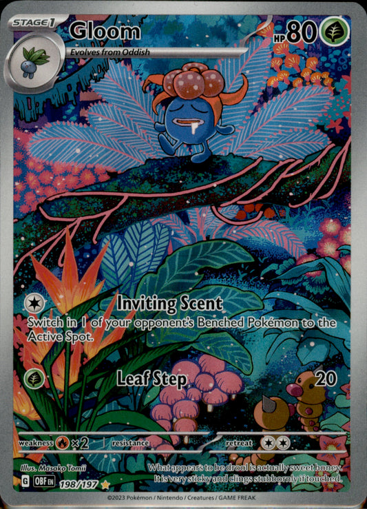 Gloom Illustration Rare SV03: Obsidian Flames 198/197 NM