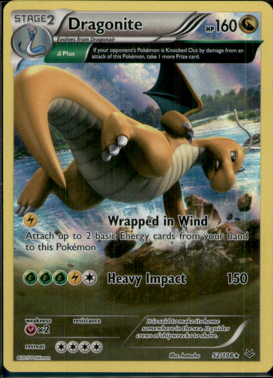 Dragonite (52 Delta) Holo Rare XY - Roaring Skies 52/108 NM