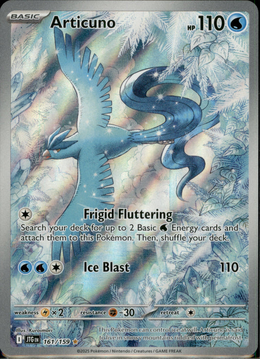 Articuno Illustration Rare SV09: Journey Together 161/159 NM