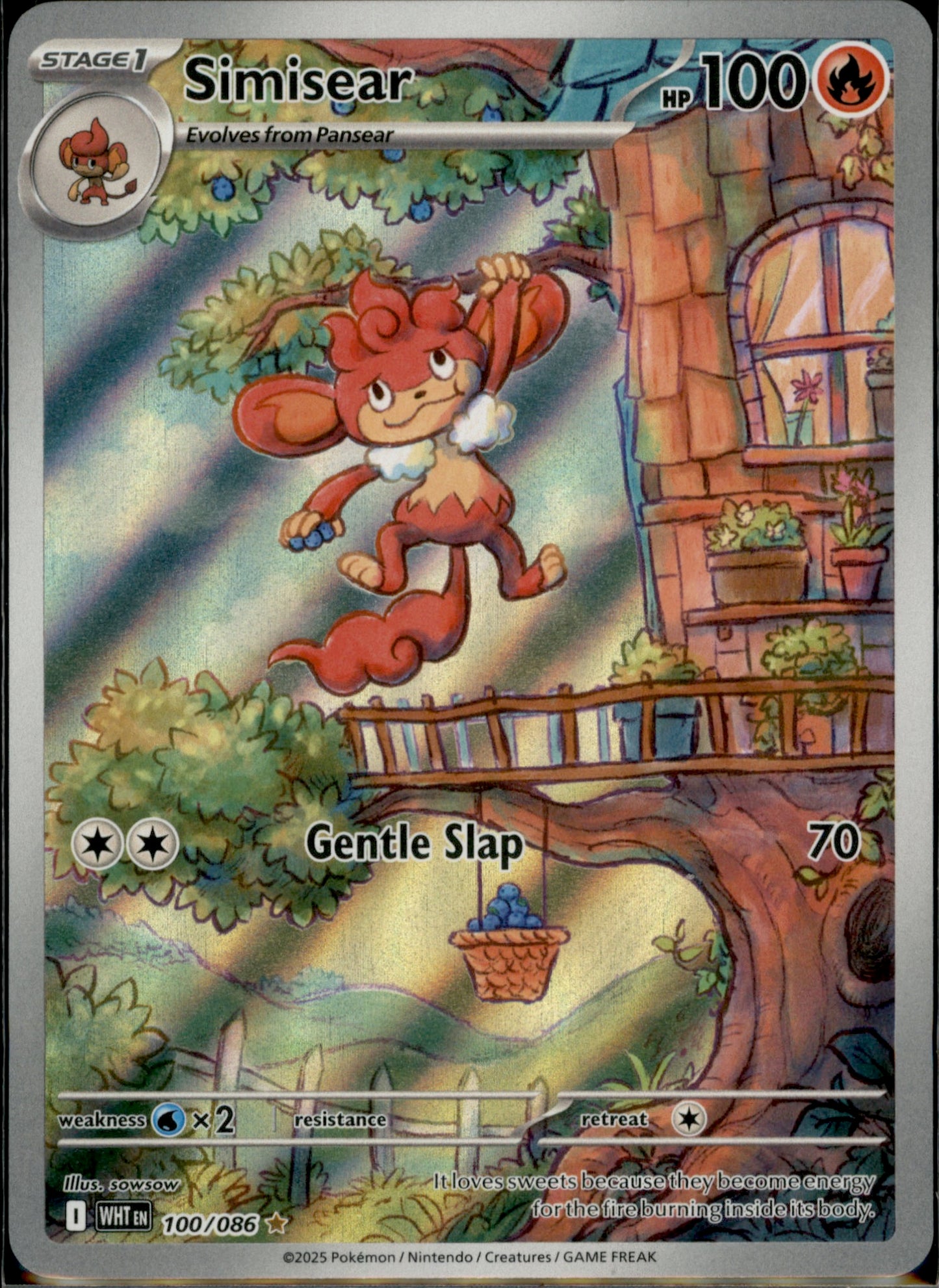 Simisear Illustration Rare SV: White Flare 100/086 NM