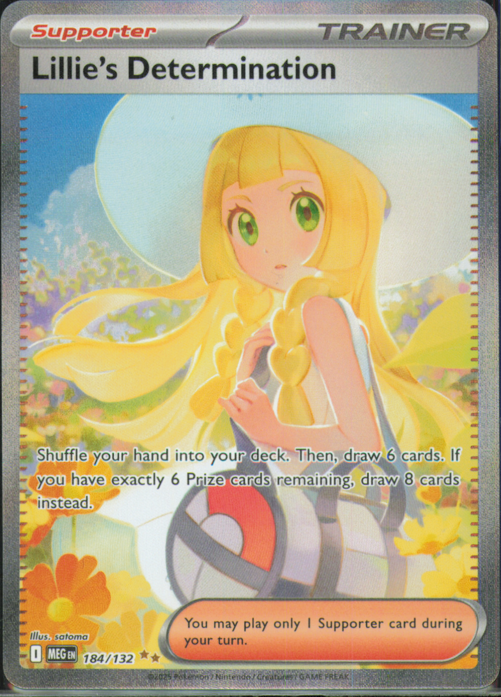 Lillie's Determination - S I R ME01: Mega Evolution 184/132 NM