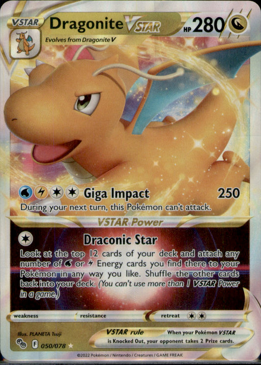 Dragonite VSTAR Ultra Rare Pokemon GO 050/078 NM