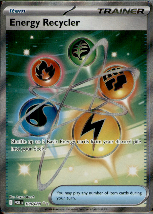 Energy Recycler Ultra Rare ME03: Perfect Order 108/088 NM