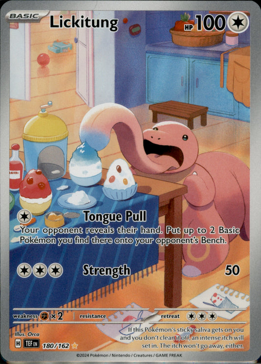 Lickitung Illustration Rare SV05: Temporal Forces 180/162 NM