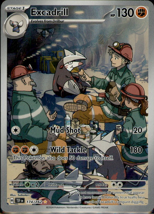 Excadrill Illustration Rare SV05: Temporal Forces 174/162 NM
