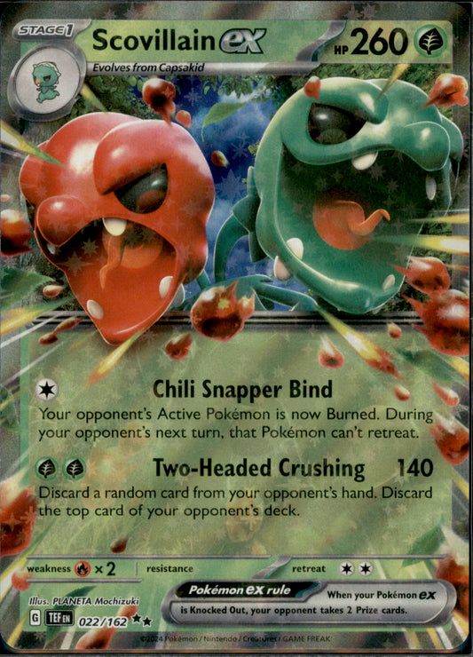 Scovillain ex Double Rare SV05: Temporal Forces 022/162 NM