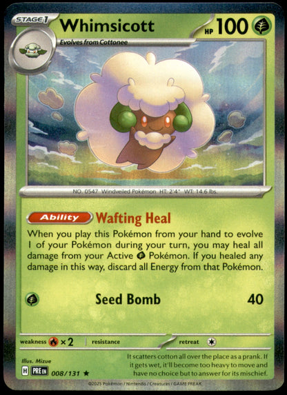 Prismatic Evolutions - Pick your Card - Commons, Uncommons, and Holo Rares.