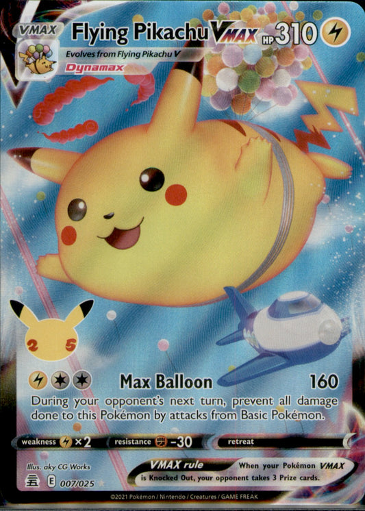 Flying Pikachu VMAX Ultra Rare Celebrations 007/025 LP