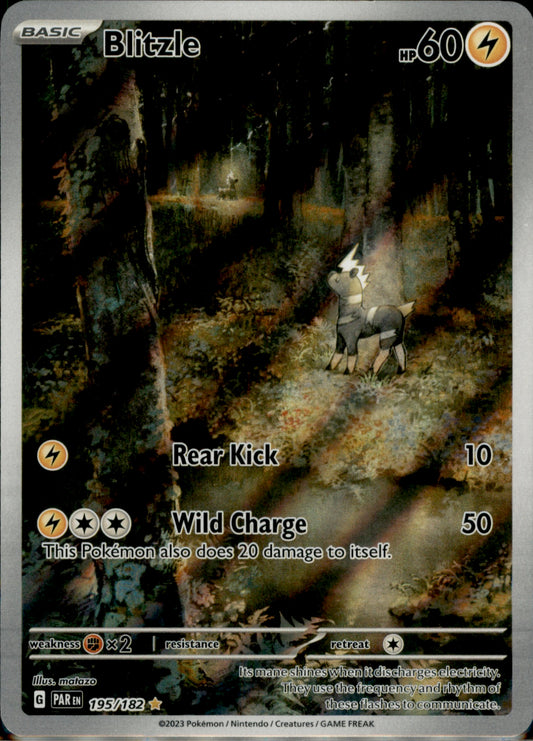 Blitzle Illustration Rare SV04: Paradox Rift 195/182 NM