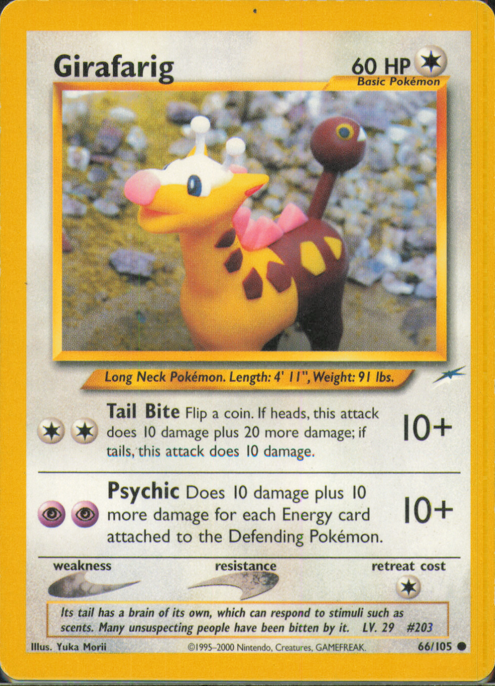 Girafarig Common Neo Destiny 066/105 LP
