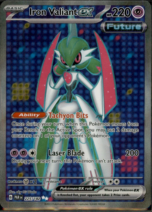 Iron Valiant ex Ultra Rare SV04: Paradox Rift 225/182 NM