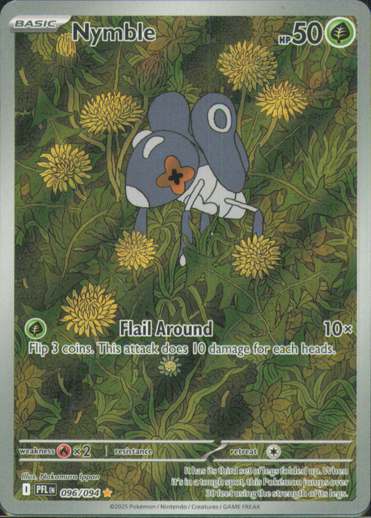 Nymble Illustration Rare ME02: Phantasmal Flames 096/094 NM