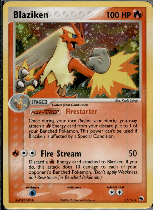 Blaziken Rare EX Battle Stadium 3 NM