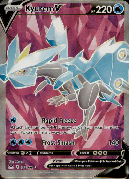 Kyurem V (Full Art) Ultra Rare SWSH11: Lost Origin 174/196 NM
