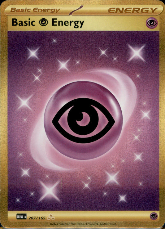 Basic Psychic Energy Hyper Rare SV: Scarlet & Violet 151 207/165 NM
