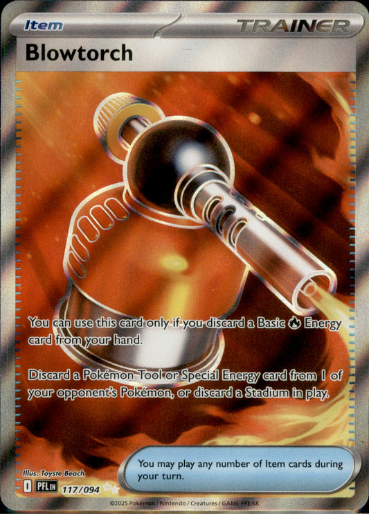 Blowtorch Ultra Rare ME02: Phantasmal Flames 117/094 NM