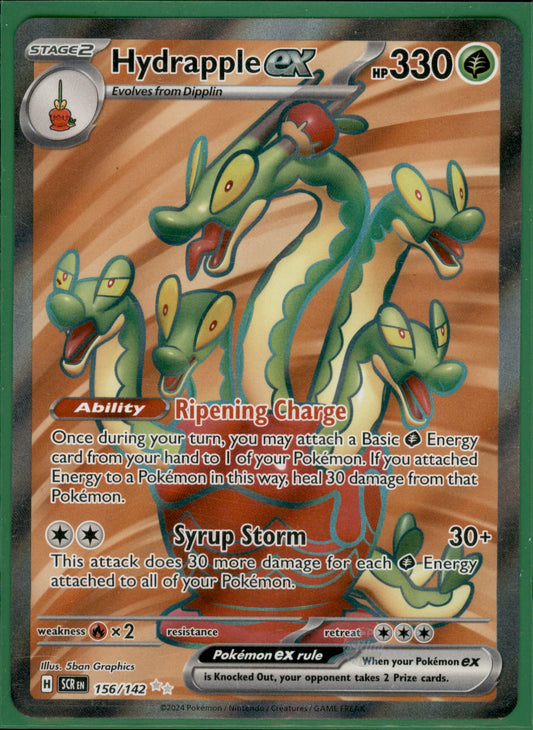 Hydrapple ex Ultra Rare SV07: Stellar Crown 156/142 NM