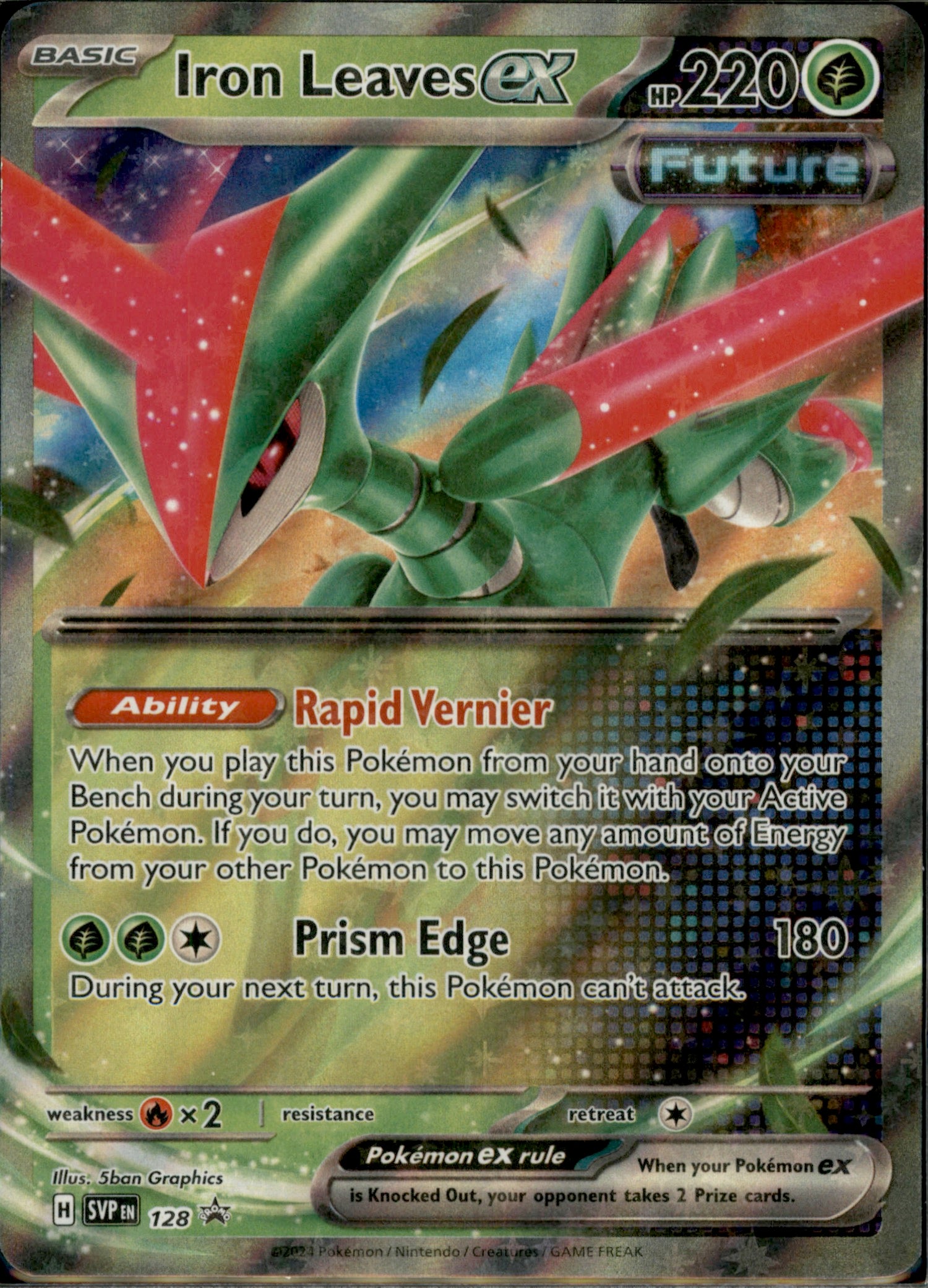 Iron Leaves ex - Promo SV: Scarlet & Violet Promo Cards 128 NM