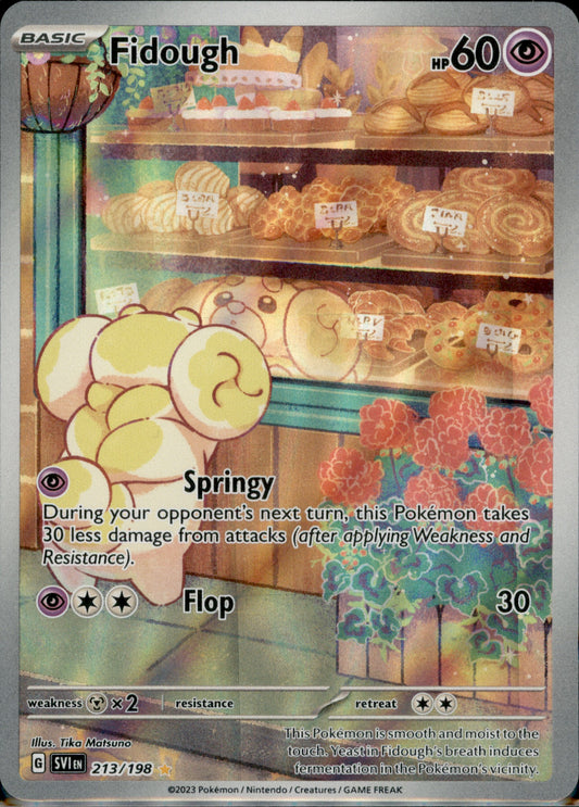 Fidough Illustration Rare SV01: Scarlet & Violet Base Set 213/198 NM