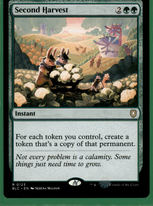 Second Harvest R Commander: Bloomburrow 123 NM