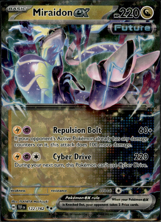 Miraidon ex Double Rare SV05: Temporal Forces 122/162 NM
