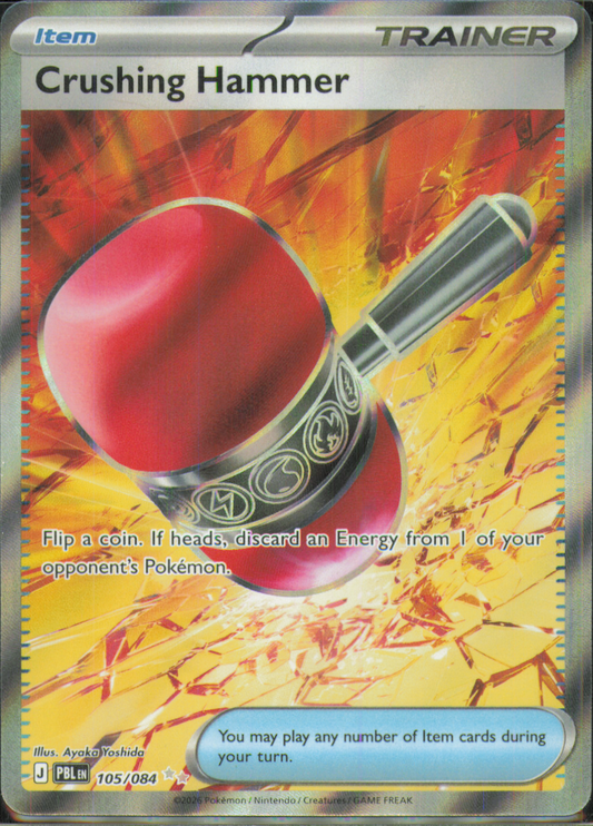 Crushing Hammer Ultra Rare ME05: Pitch Black 105/084 NM
