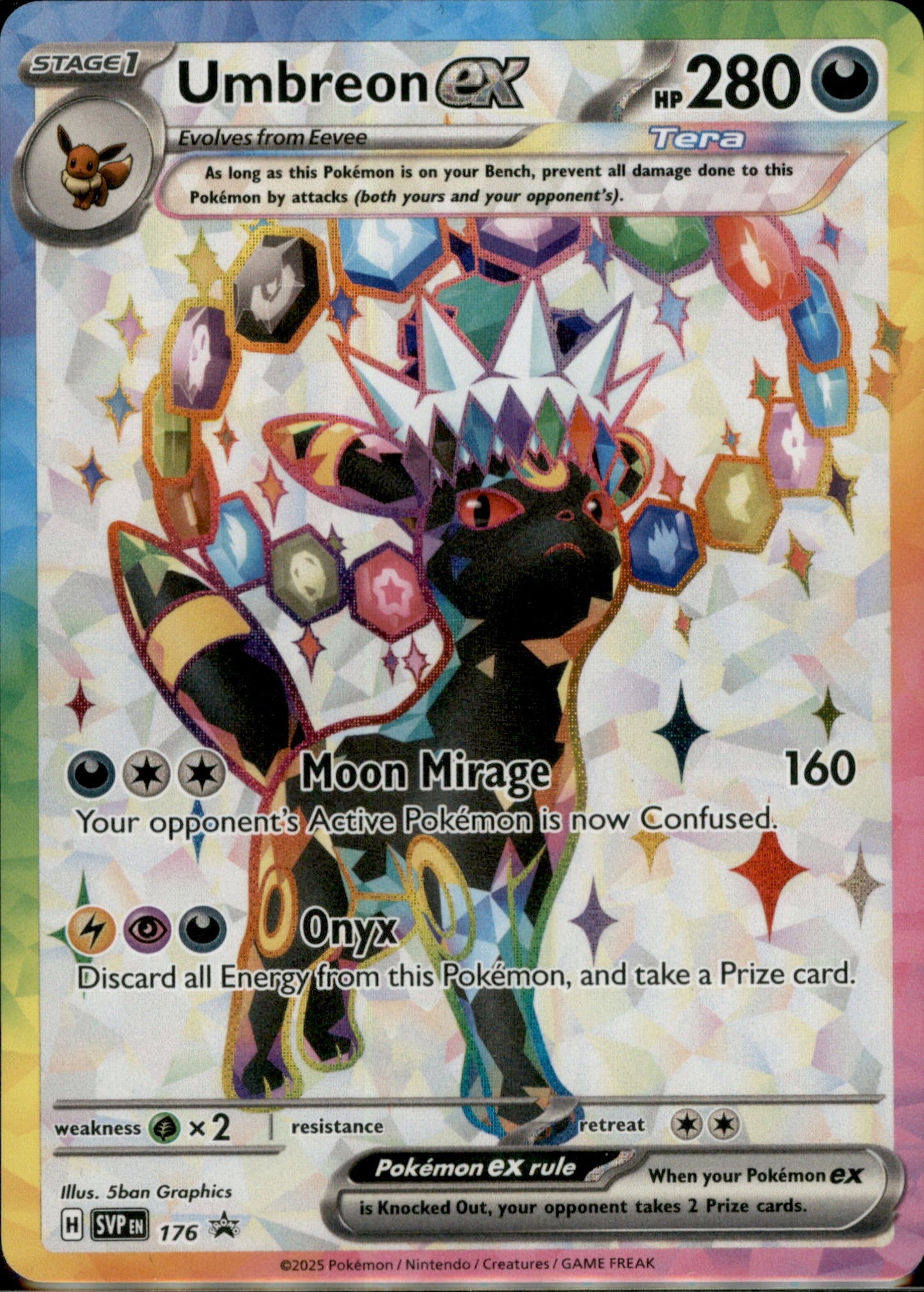 Umbreon ex - 176 Promo SV: Scarlet & Violet Promo Cards SVP 176 NM