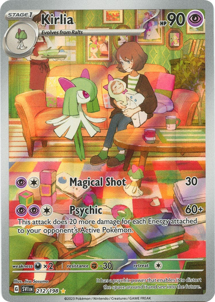 Kirlia Illustration Rare SV01: Scarlet & Violet Base Set 212/198 NM