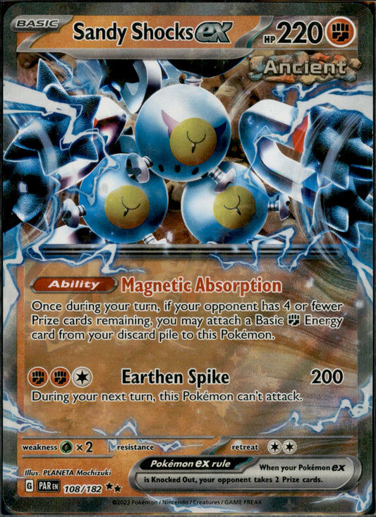 Sandy Shocks ex Double Rare SV04: Paradox Rift 108/182 NM