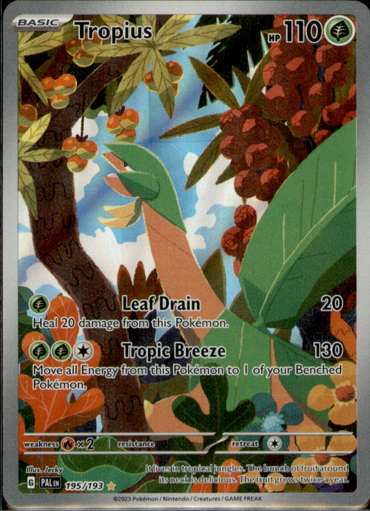 Tropius Illustration Rare SV02: Paldea Evolved 195/193 NM