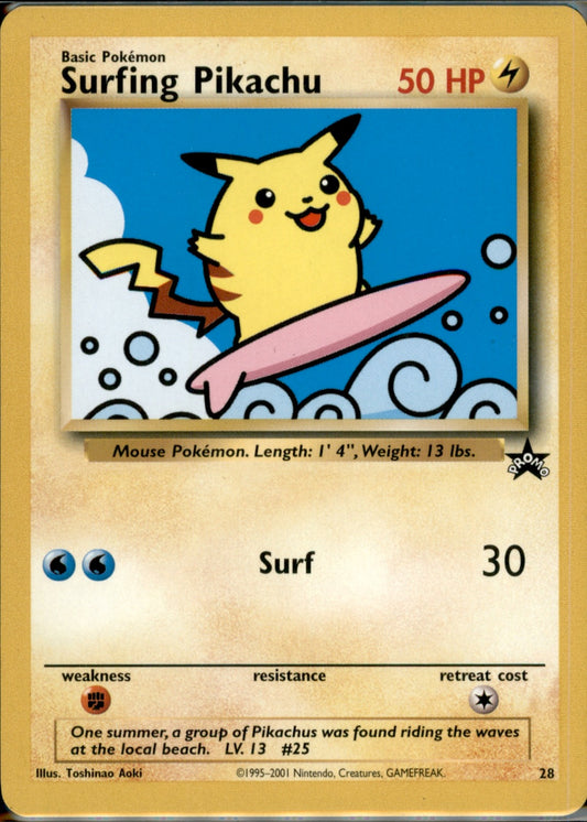 Surfing Pikachu Promo WoTC Promo 28/53 NM