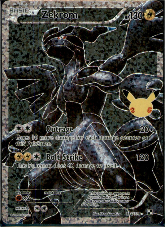 Zekrom Classic Collection Celebrations: Classic Collection 114/114 LP