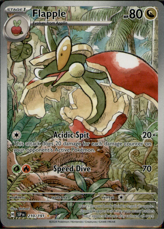 Flapple Illustration Rare SV08: Surging Sparks 210/191 NM