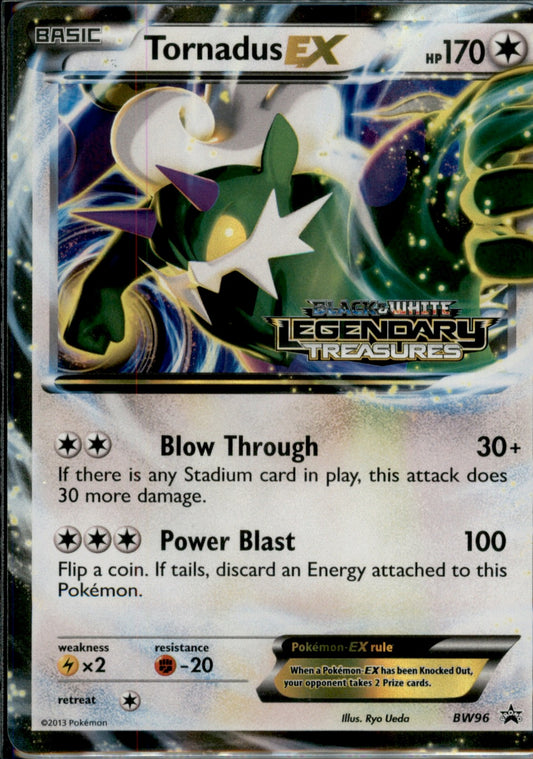 Tornadus EX - (Prerelease) Promo Black and White Promos BW96 NM