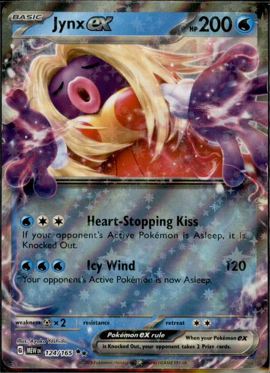 Jynx ex Double Rare SV: Scarlet & Violet 151 124/165 NM