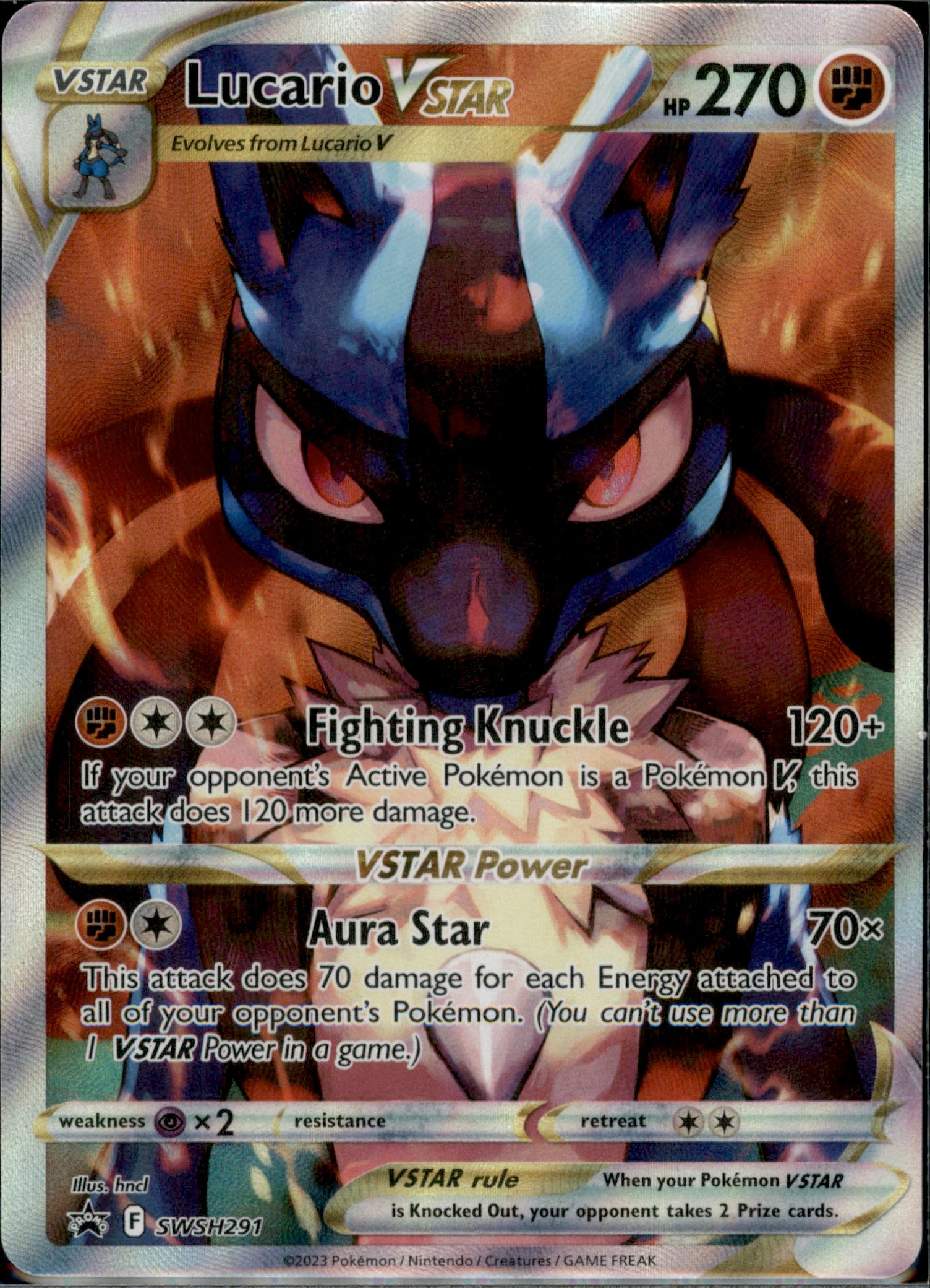 Lucario VSTAR - Promo SWSH: Sword & Shield Promo Cards SWSH291 NM