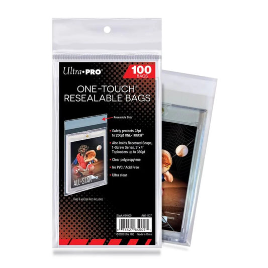 Ultra Pro One-Touch Resealable Bags 100 pcs